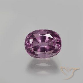 1.63ct Natural Púrpura oscuro medio espinela, Ovalada, VS, Photo A