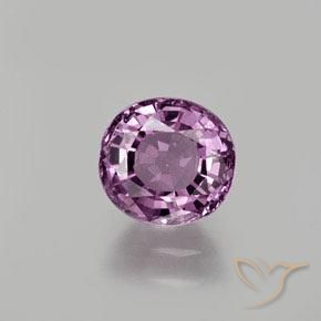 1.45ct Natural Púrpura claro espinela, Ovalada, VS