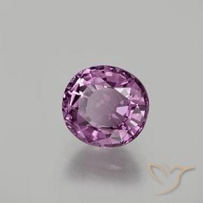 Espinela Púrpura claro natural de 1.45 ct, Ovalada, VS