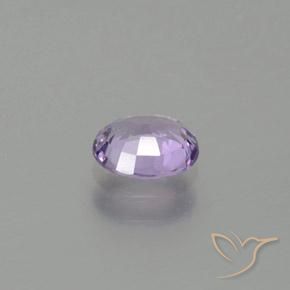 Espinela Rosado violeta medio natural de 0.71 ct, Ovalada, VVS-VS
