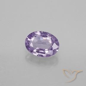 Espinela Violeta claro natural de 0.83 ct, Ovalada, VS