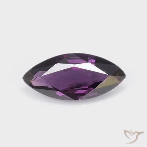 1.13ct Natural Violeta medio espinela, Marquesa, VVS