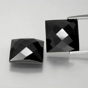 Gemas de Espinela Chorlo natural de 16.07 ct, Cuadrado, Opaco