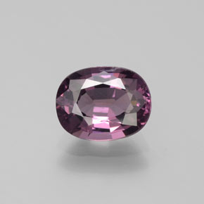Espinela Púrpura oscuro natural de 1.54 ct, Corte Óvalo, VS