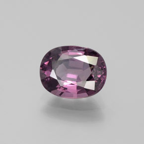 Espinela Púrpura oscuro natural de 1.54 ct, Corte Óvalo, VS