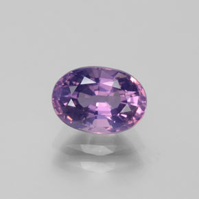 Espinela violeta natural de 1,44 ct, corte óvalo, VS