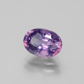 Espinela violeta natural de 1,44 ct, corte óvalo, VS