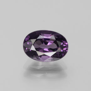 Espinela púrpura natural de 1,48 ct, corte óvalo, VVS