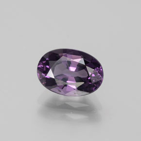 Espinela púrpura natural de 1,48 ct, corte óvalo, VVS