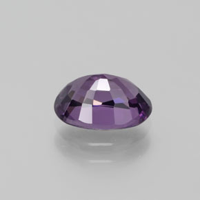 Espinela púrpura natural de 1,48 ct, corte óvalo, VVS