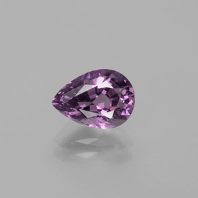 Espinela púrpura natural de 1,47 ct, en forma de pera, VS