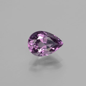 Espinela púrpura natural de 1,47 ct, en forma de pera, VS