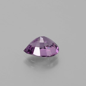 Espinela púrpura natural de 1,47 ct, en forma de pera, VS
