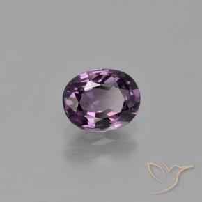 Espinela Púrpura oscuro natural de 1.05 ct, Ovalada, VVS
