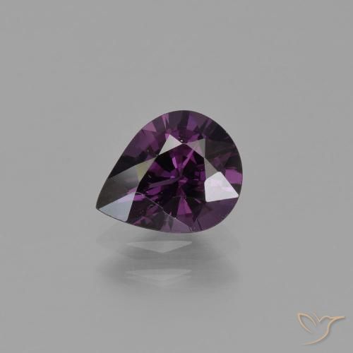 1.02ct Natural Púrpura rojo frambuesa espinela, En forma de pera, VVS