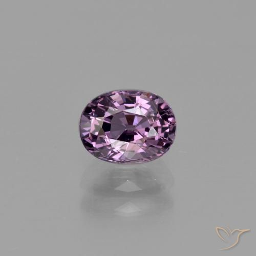 1.00ct Natural Púrpura uva espinela, Ovalada, VS