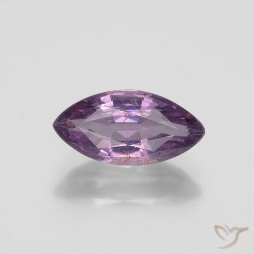 1.36ct Natural Púrpura oscuro espinela, Marquesa, VS, Photo A