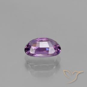 espinela Púrpura oscuro medio natural de 1.12 ct, Ovalada, VS
