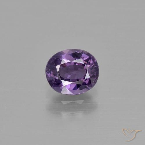 1.01ct Natural Violeta medio espinela, Ovalada, VS