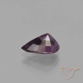 Espinela Púrpura oscuro natural de 1.10 ct, En forma de pera, VVS
