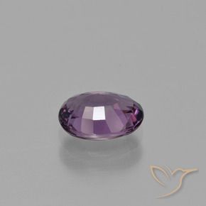 Espinela Púrpura oscuro natural de 1.17 ct, Ovalada, VVS
