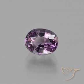 Espinela Púrpura medio natural de 1.23 ct, Ovalada, VS