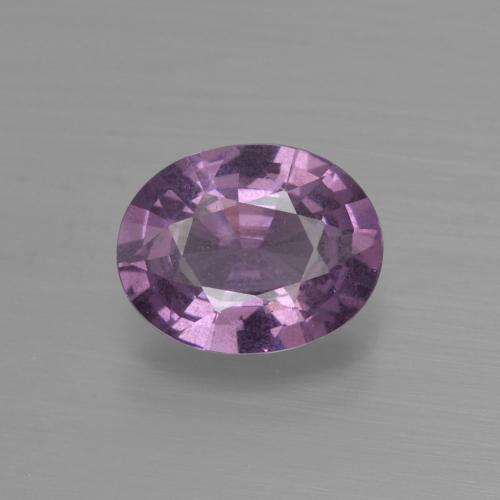 Espinela púrpura natural de 1,43 ct, corte óvalo, VS