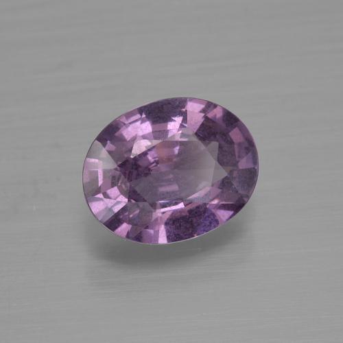 Espinela púrpura natural de 1,43 ct, corte óvalo, VS