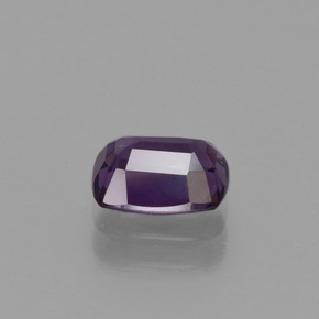 Espinela púrpura natural de 1,06 ct, corte cojín, VS