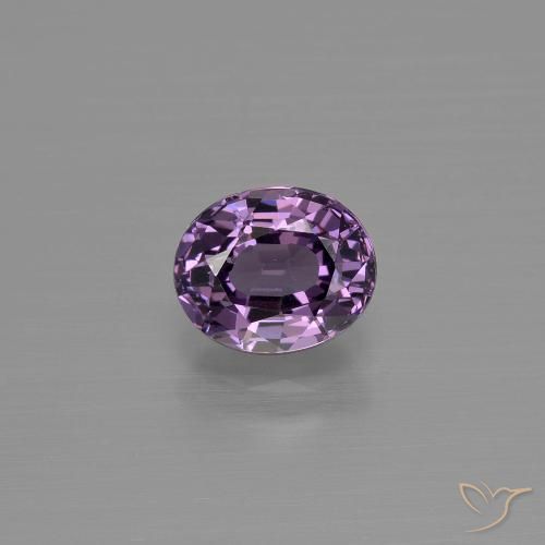 1.06ct Natural Púrpura rosado espinela, Ovalada, VS, Photo A