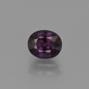 Espinela Púrpura oscuro natural de 1.30 ct, Corte Óvalo, VS