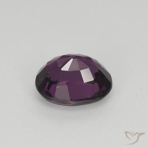 Espinela Púrpura rojo frambuesa natural de 1.10 ct, Ovalada, VS