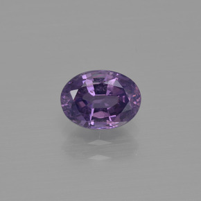Espinela violeta natural de 1,05 ct, corte óvalo, VS