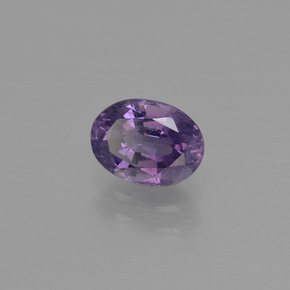 Espinela violeta natural de 1,05 ct, corte óvalo, VS