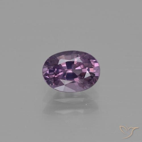 1.02ct Natural Púrpura oscuro espinela, Ovalada, VVS-VS