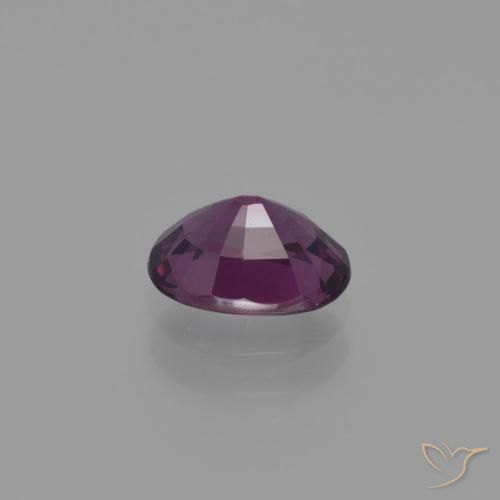 Espinela Deep Plum natural de 1.07 ct, Ovalada, VVS