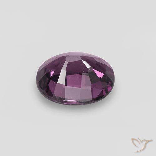 Espinela Púrpura rojo frambuesa natural de 1.01 ct, Ovalada, VVS-VS