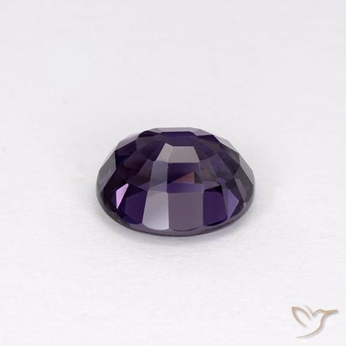 Espinela Violeta medio natural de 1.13 ct, Ovalada, VVS-VS