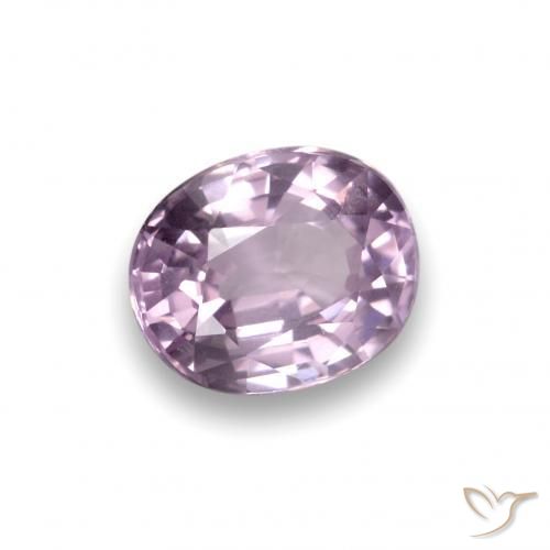 Espinela Violeta claro natural de 0.90 ct, Ovalada, VS