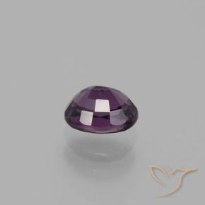 Espinela Púrpura oscuro medio natural de 0.89 ct, Ovalada, VVS