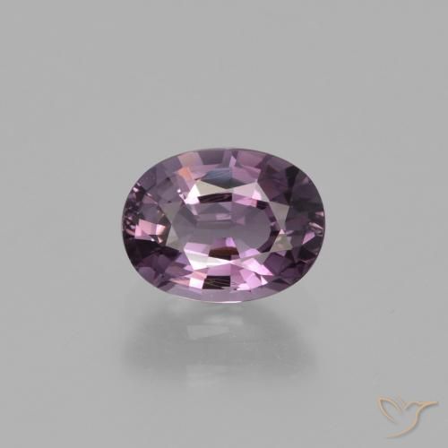 1.14ct Natural Violeta oscuro espinela, Ovalada, VS