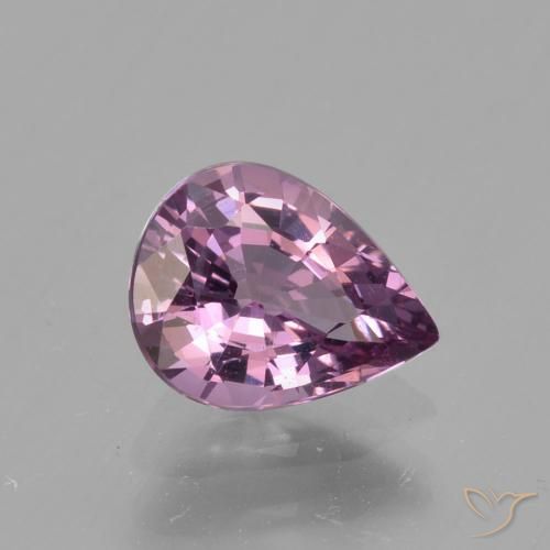 1.05ct Natural Violeta grisáceo espinela, En forma de pera, VS