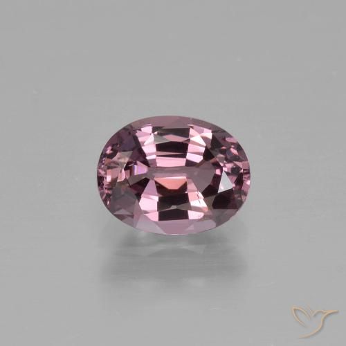 0.90ct Natural Púrpura medio espinela, Ovalada, VS