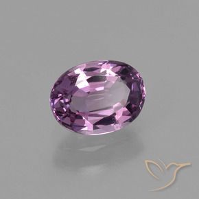 Espinela Malva intenso natural de 0.93 ct, Ovalada, VS