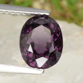 Espinela púrpura natural de 2,25 ct, corte óvalo, VVS-VS