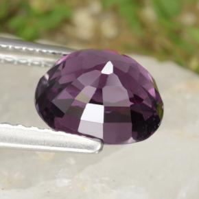 Espinela púrpura natural de 2,25 ct, corte óvalo, VVS-VS