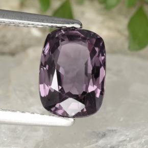 Espinela Púrpura oscuro natural de 1.99 ct, Corte Cojín, VVS-VS