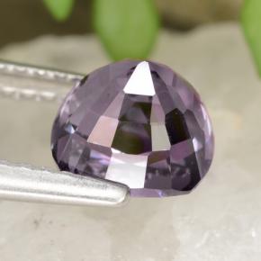 Espinela Violeta baya natural de 1.93 ct, Corte Cojín, VS