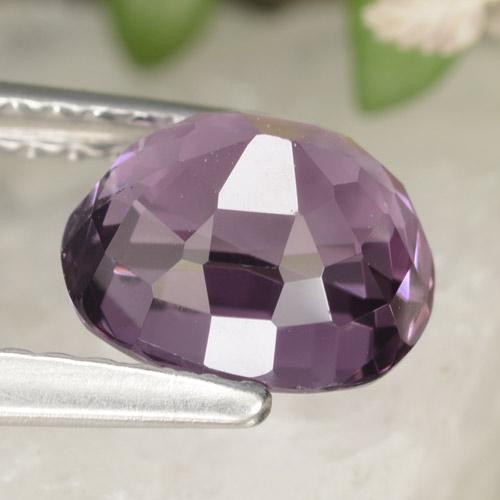 Espinela púrpura natural de 2,03 ct, corte óvalo, VVS-VS
