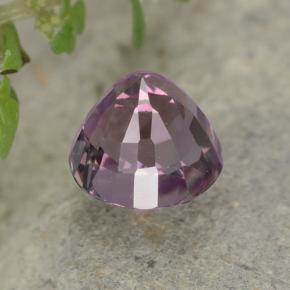 Espinela púrpura rojizo natural de 0,82 ct, corte redondo, VVS-VS